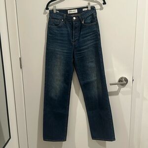THE ARLO HI-RISE STRAIGHT JEAN - WORN ONCE